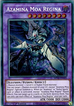 Azamina Moa Regina - MP25-EN105 - Prismatic Secret Rare 1st Edition