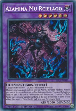 Azamina Mu Rcielago - 25LP-EN011 - Secret Rare 1st Edition