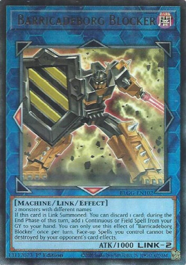 Barricadeborg Blocker - BLGG-EN102 - Ultra Rare 1st Edition