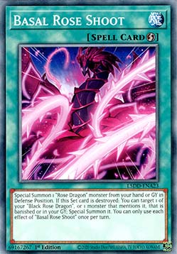 Basal Rose Shoot - L5DD-ENA23 - Common 1st Edition