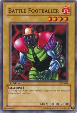 Battle Footballer - DCR-EN001 - Common Unlimited (25th Reprint)