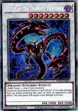 Beelze of the Diabolic Dragons - MP25-EN023 - Starlight Rare 1st Edition