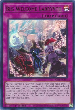 Big Welcome Labrynth - RA04-EN104 - Ultra Rare 1st Edition