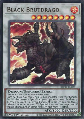 Black Brutdrago - BLGG-EN089 - Ultra Rare 1st Edition