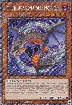 Black Dragon Collapserpent - RA04-EN204 - Platinum Secret Rare 1st Edition