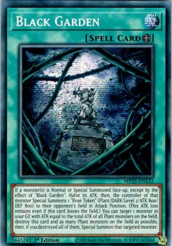 Black Garden - MP25-EN132 - Prismatic Secret Rare 1st Edition
