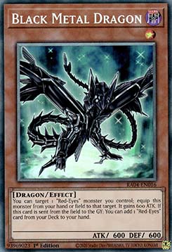 Black Metal Dragon - RA04-EN016 - Collector's Rare 1st Edition