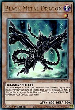 Black Metal Dragon - RA04-EN016 - Ultimate Rare 1st Edition