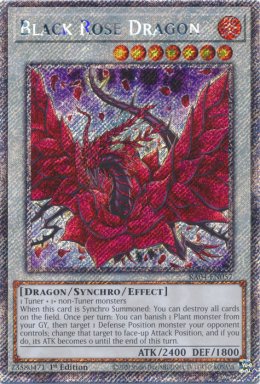 Black Rose Dragon - RA04-EN057 - Platinum Secret Rare 1st Edition