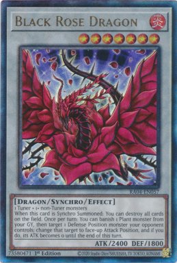 Black Rose Dragon - RA04-EN057 - Ultimate Rare 1st Edition