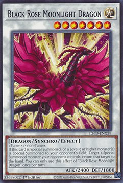 Black Rose Moonlight Dragon - L26D-ENX39 - Common 1st Edition