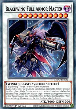 Blackwing Full Armor Master - L5DD-ENC32 - Common 1st Edition
