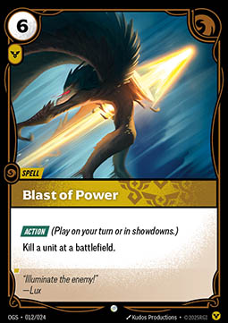 Blast of Power - 012/024 - Common