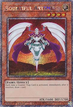 Bountiful Artemis - RA04-EN130 - Platinum Secret Rare 1st Edition