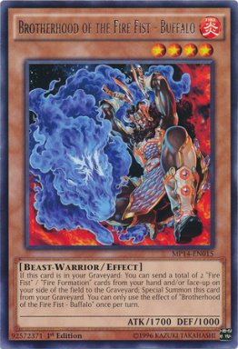 Brotherhood of the Fire Fist - Buffalo - MP14-EN015 - Rare  - 1st Edition