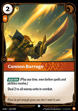 Cannon Barrage - 127/298 - Common