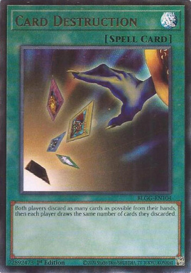 Card Destruction - BLGG-EN104 - Ultra Rare 1st Edition