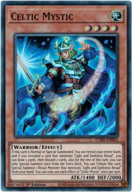 Celtic Mystic - CORI-EN003 - Super Rare 1st Edition