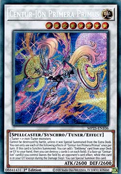 Centur-Ion Primera Primus - MP25-EN106 - Prismatic Secret Rare 1st Edition