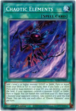 Chaotic Elements - ALIN-EN067 - Common 1st Edition