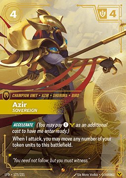 (Chinese) Azir, Sovereign (V.1) 177/221 - Epic