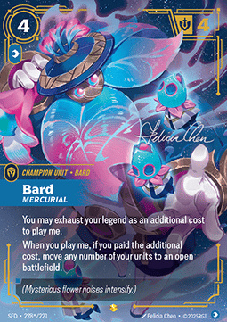 (Chinese) Bard, Mercurial - 228/221 - Showcase Signed