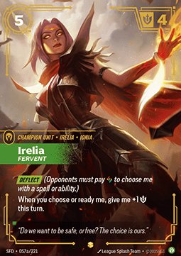 (Chinese) Irelia, Fervent (V.2) 057a/221 - Showcase