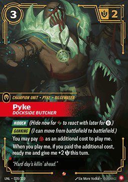 (Chinese) Pyke, Dockside Butcher - 028/219 - Epic