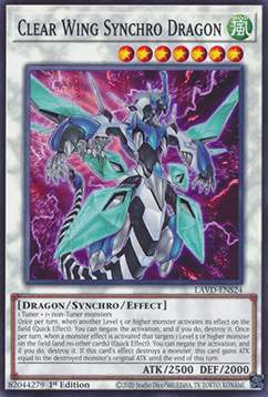 Clear Wing Synchro Dragon - LAVD-ENS24 - Common 1st Edition