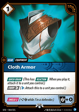 Cloth Armor - 064/221 - Common (P)