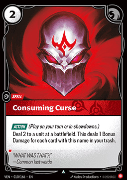 Consuming Curse - 010/166 - Uncommon