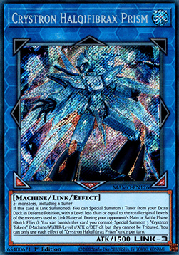 Crystron Halqifibrax Prism - MAMO-EN126 - Secret Rare 1st Edition