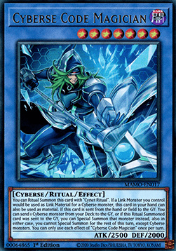 Cyberse Code Magician - MAMO-EN017 - Ultra Rare 1st Edition