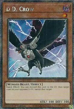 D.D. Crow - RA02-EN002 Platinum Secret Rare 1st Edition