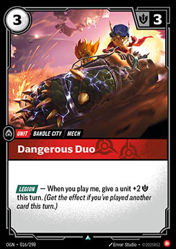 Dangerous Duo - 016/298 - Uncommon