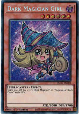 Dark Magician Girl(Chibi artwork) - BLGG-EN003 - Secret Rare 1st Edition