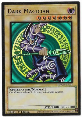 Dark Magician : MAGO-EN002 - Premium Gold Rare 1st Edition