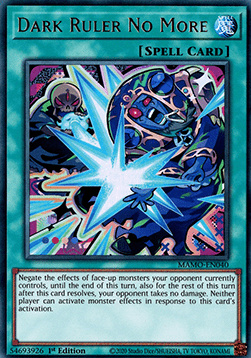Dark Ruler No More(New artwork) - MAMO-EN040 - Ultra Rare 1st Edition