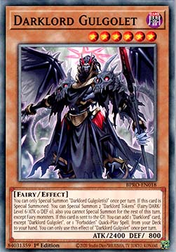 Darklord Gulgolet - BPRO-EN018 - Common 1st Edition