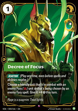 Decree of Focus - 040/166 - Rare