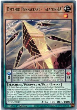 Deftero Enneacraft - "alazoneIA" - PHRE-EN017 - Rare 1st Edition