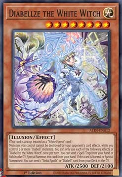 Diabellze the White Witch - ALIN-EN012 - Super Rare 1st Edition
