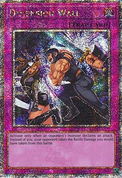 Dimension Wall - RA04-EN127 - Quarter Century Secret Rare 1st Edition