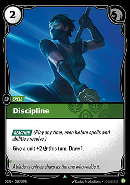 Discipline - 058/298 - Uncommon