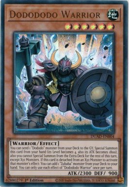 Dodododo Warrior - DUAD-EN004 - Ultra Rare 1st Edition