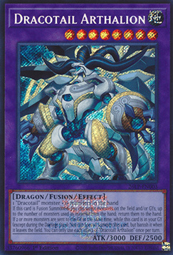 Dracotail Arthalion - 26LP-EN003 - Emblazoned Secret Rare 1st Edition