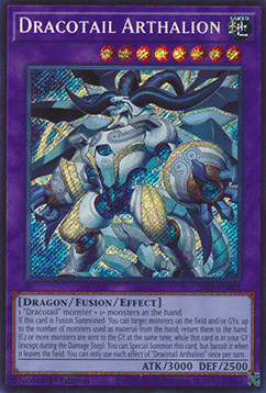 Dracotail Arthalion - 26LP-EN003 - Secret Rare 1st Edition