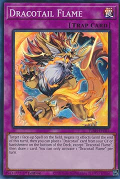 Dracotail Flame - JUSH-EN011 - Super Rare 1st Edition