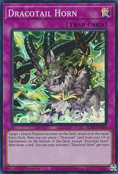 Dracotail Horn - JUSH-EN010 - Super Rare 1st Edition