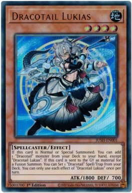 Dracotail Lukias - JUSH-EN001 - Ultra Rare 1st Edition